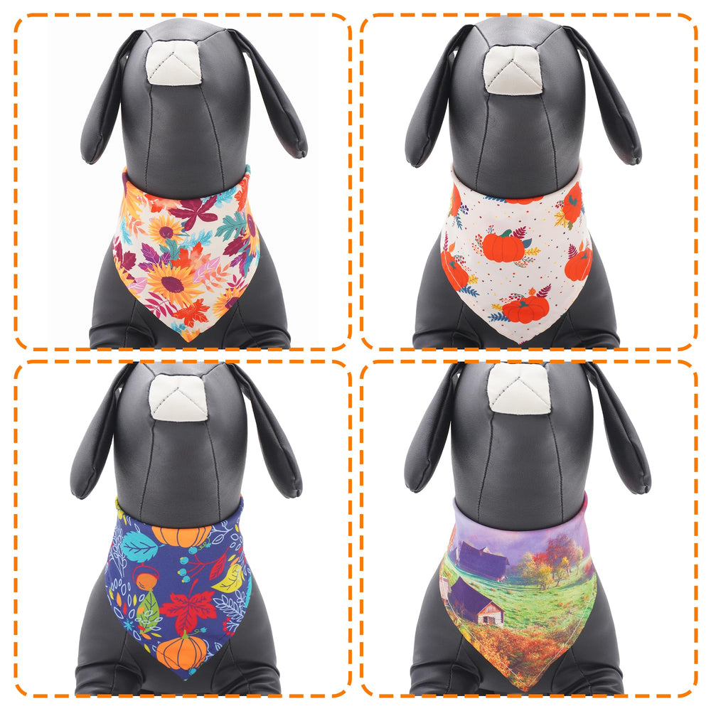 Pai Sence adjustable-length bandana easily ties to fit thick necks.