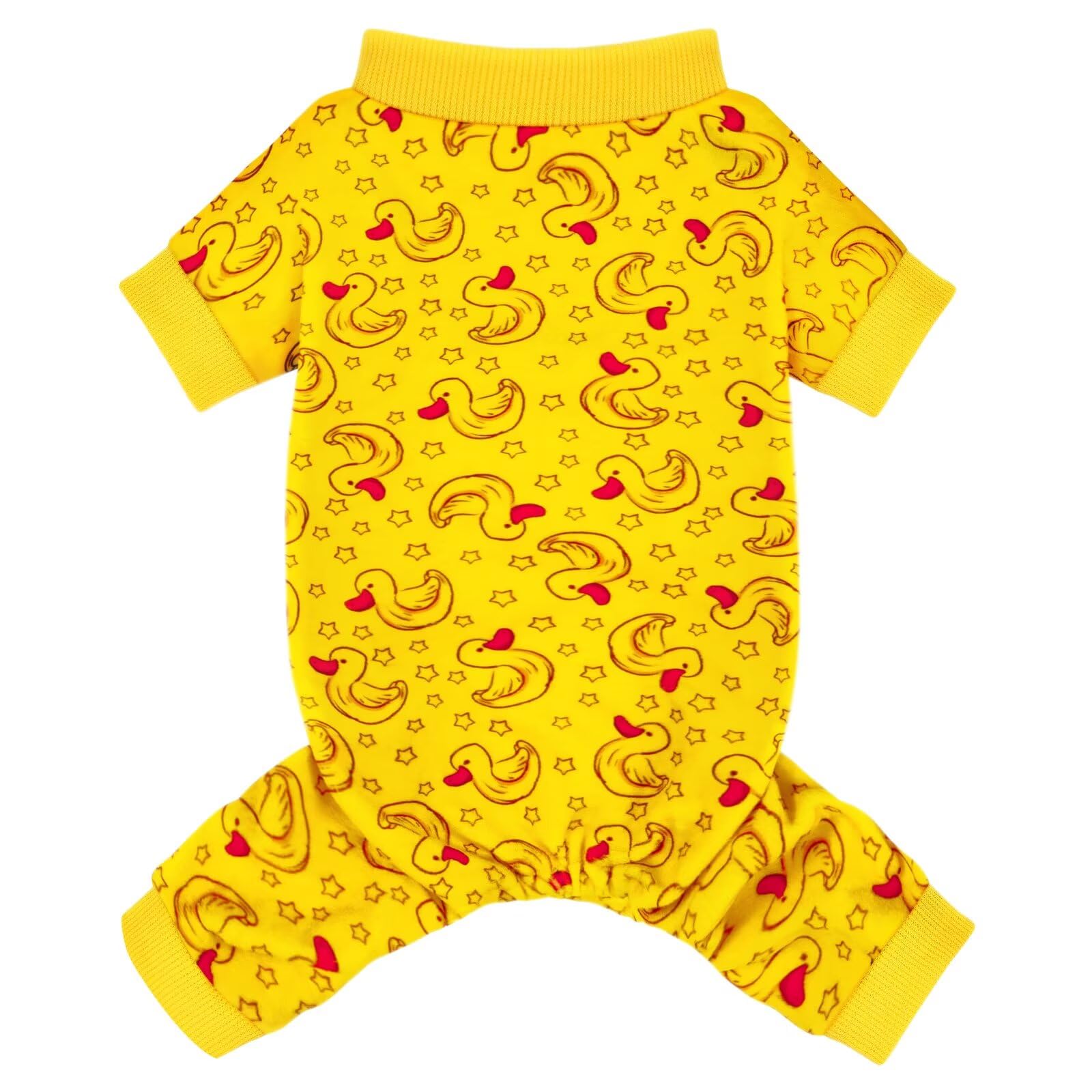 Paiaite dog pajamas onesie worn by a small dog for cozy night wear.