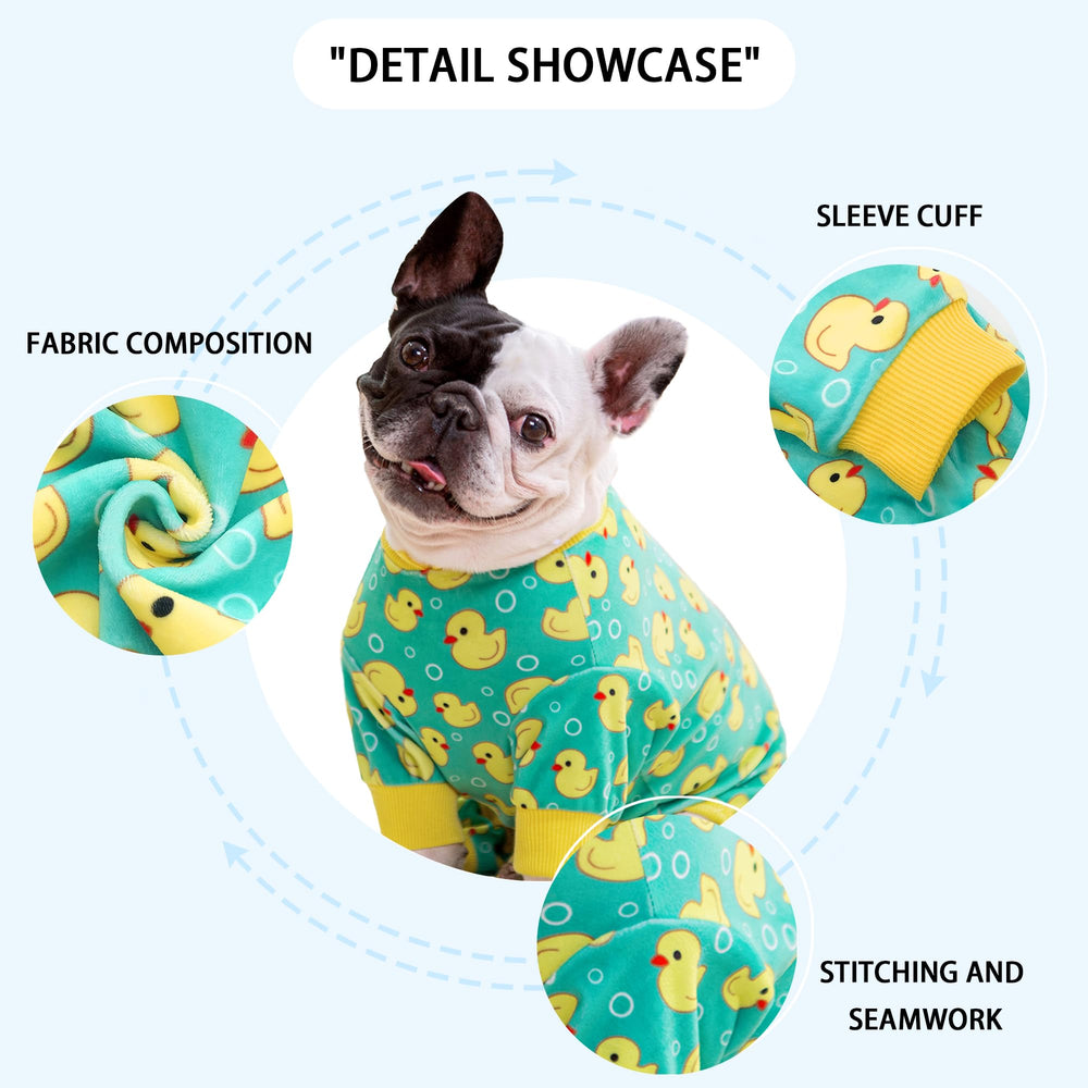 Moisture-wicking Paiaite dog pajamas help keep dogs dry during warmer nights