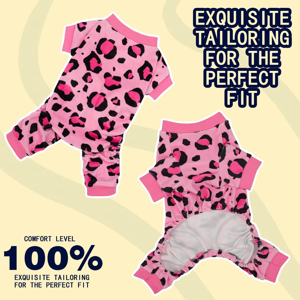 Paiaite Dog Pajamas closeup highlighting wrinkle-resistant material for neat appearance after washing.