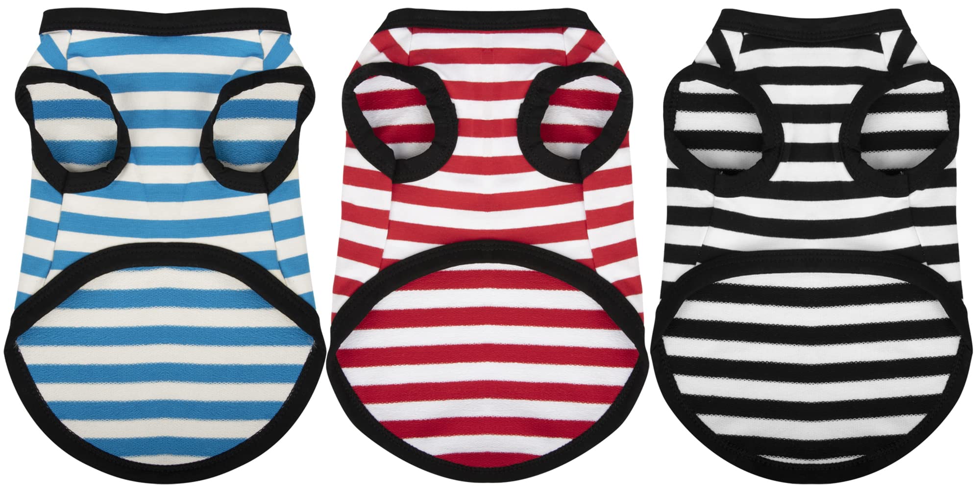 Paiaite dog-striped shirt front view in soft breathable cotton for everyday comfort.