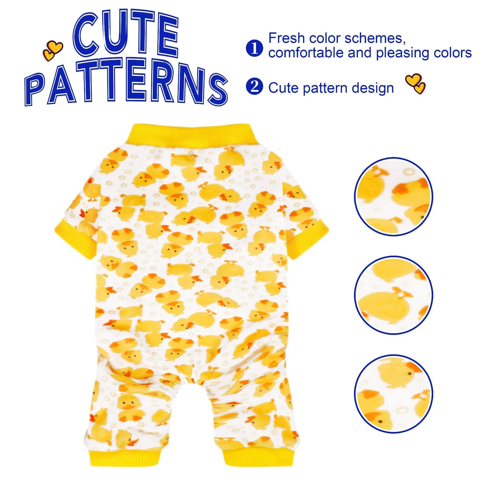 Pijama Paiaite para perro, facil lavado en maquina para un cuidado simple