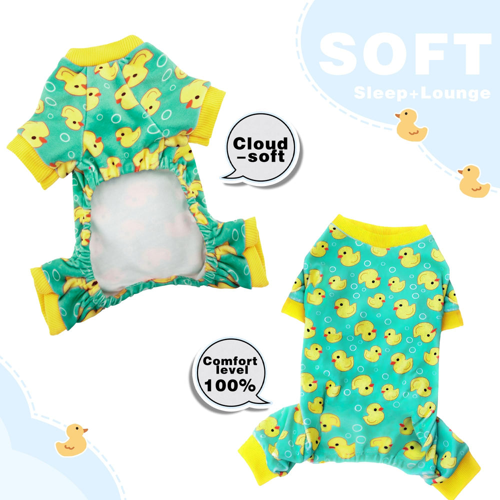 Paiaite pijama para perro con diseño cerdito, tierno y llamativo.