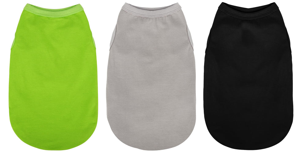 Paiaite plain dog shirt black, soft cotton for all-day comfort