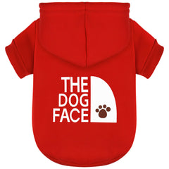 Paiaite red Chihuahua hoodie front view for cozy warmth and style.