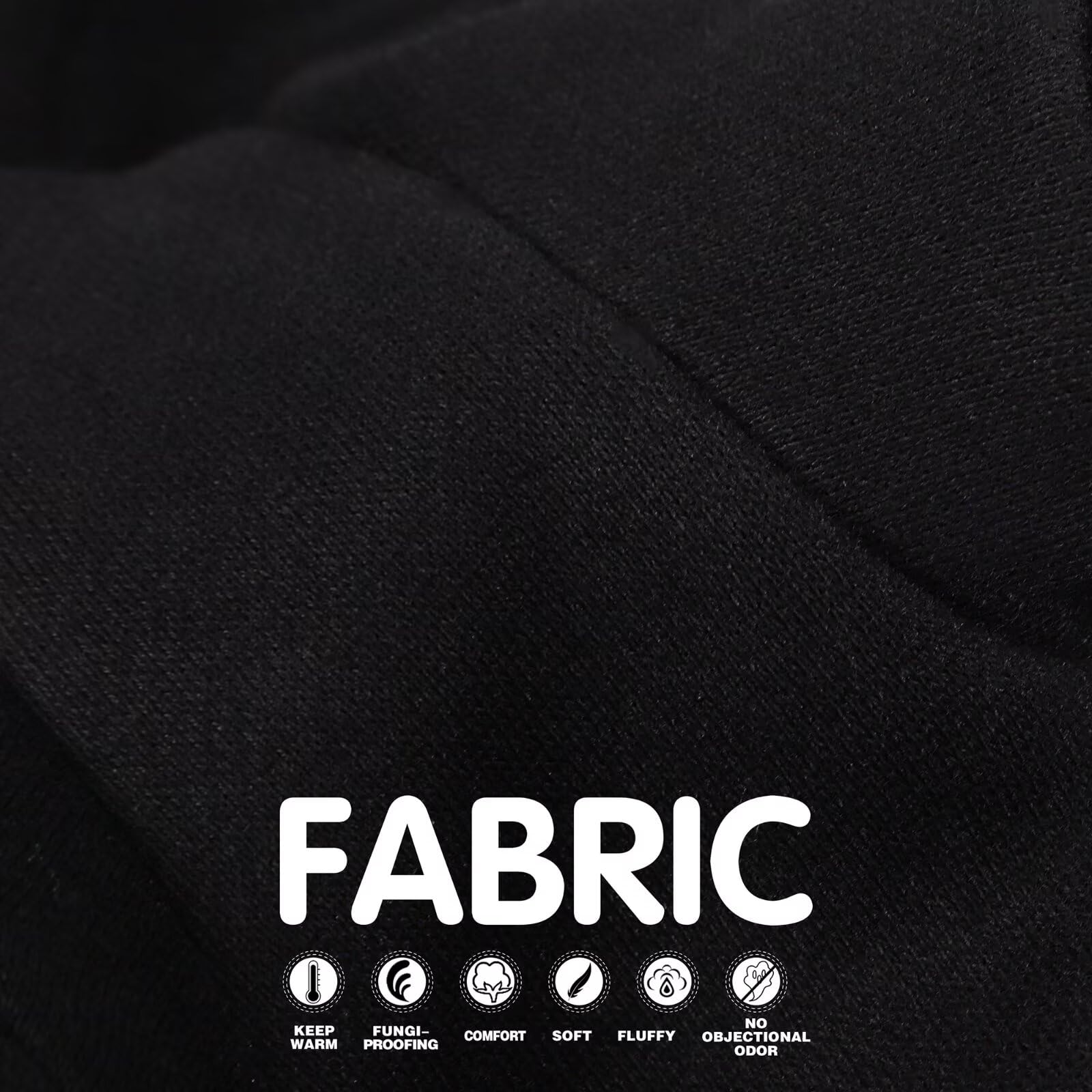 Paiaite security-printed hoodie closeup captures trendy motif for daily wear.