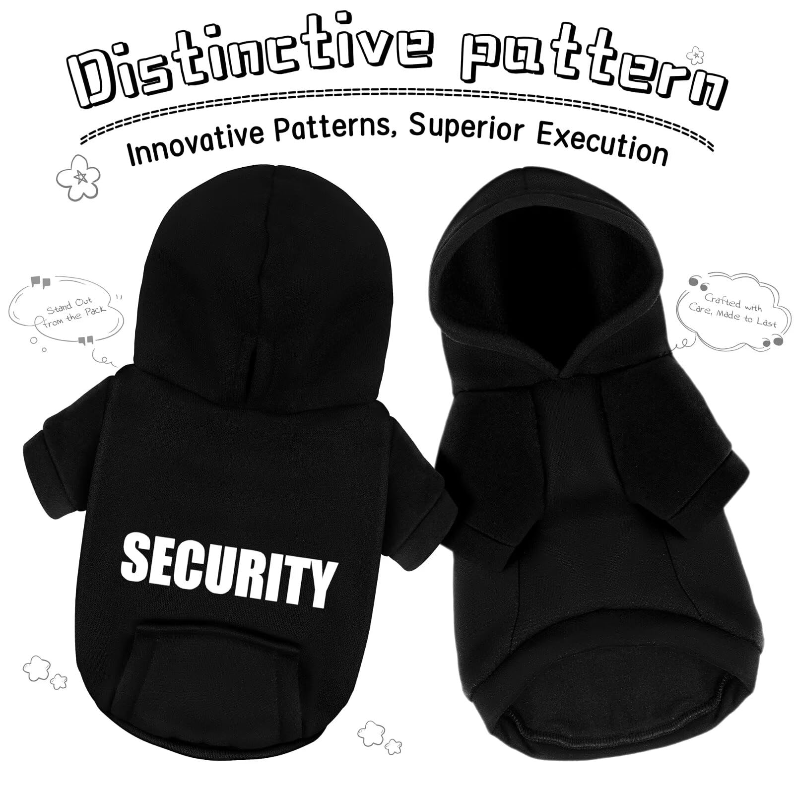 Paiaite wine red Chihuahua hoodie side view highlights easy wear and secure fit.