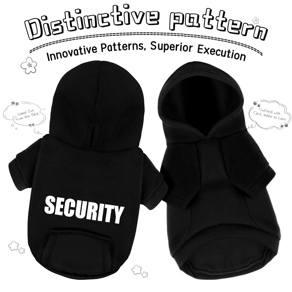 Paiaite wine red Chihuahua hoodie side view highlights easy wear and secure fit.