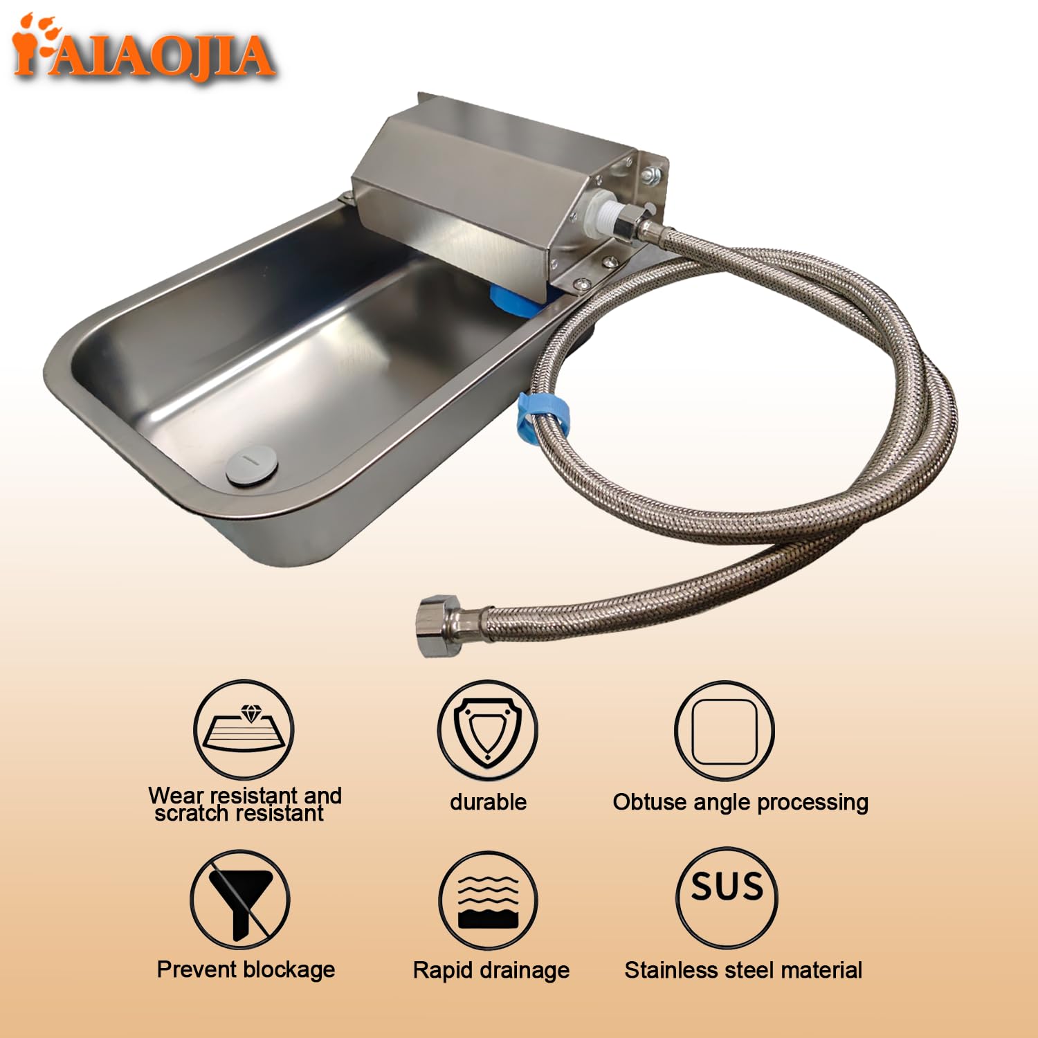 Paiaojia stainless steel close-up showing corrosion-resistant surface and finish.