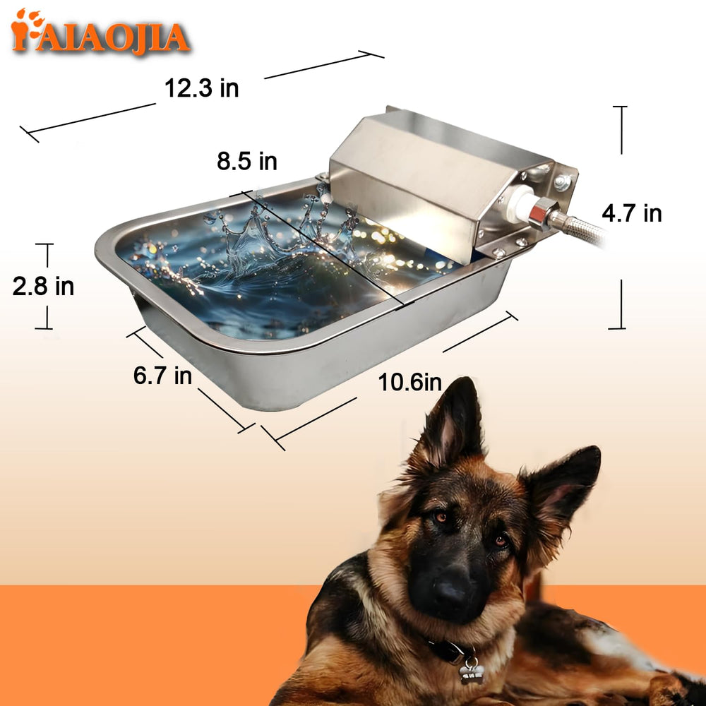 Paiaojia water dispenser outdoors with 2 gallon capacity for yard use.