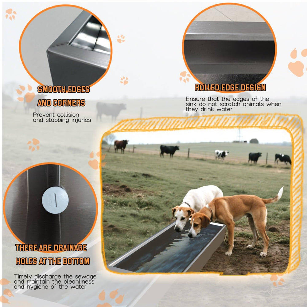 Paiaojia weatherproof pasture waterer standing up to sun and rain
