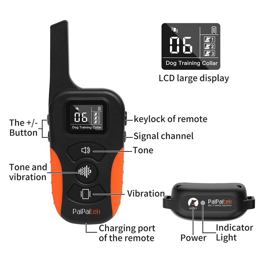 PaiPaitek safety lock on the remote prevents accidental activation