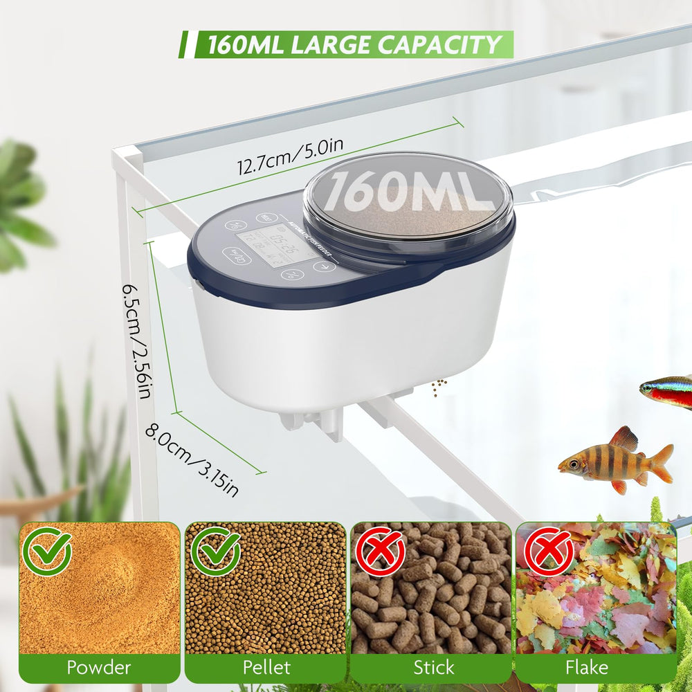 PAIZOO flexible feeding schedule lets you set 0-6 daily feedings.
