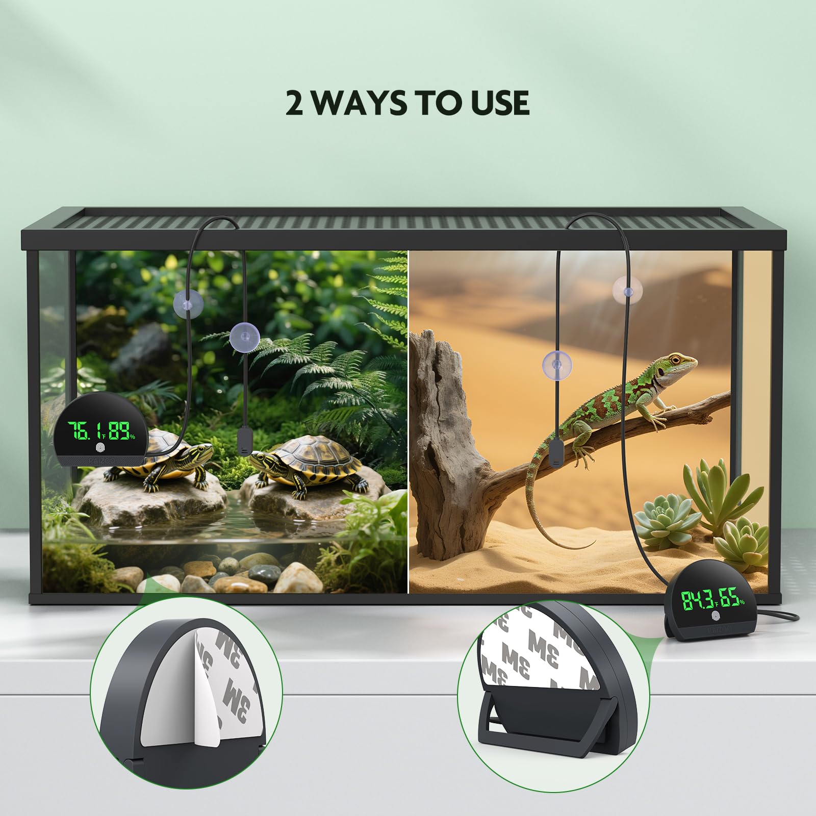 PAIZOO probe cable 31.5-inch enables versatile placement across the tank for accurate sensing.
