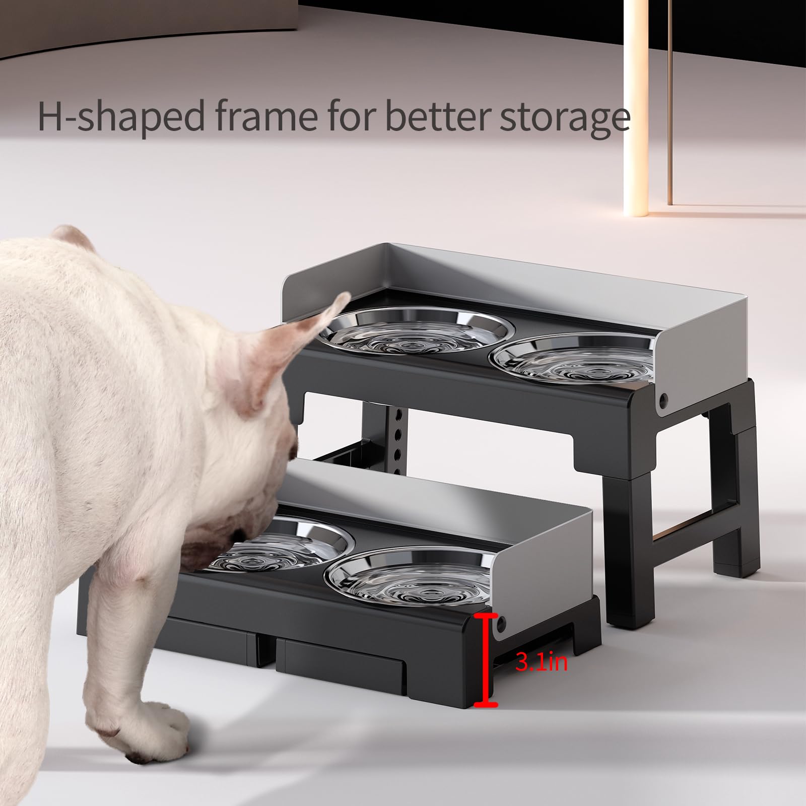 PAKEWAY anti-slip stand keeps bowls steady during energetic meals