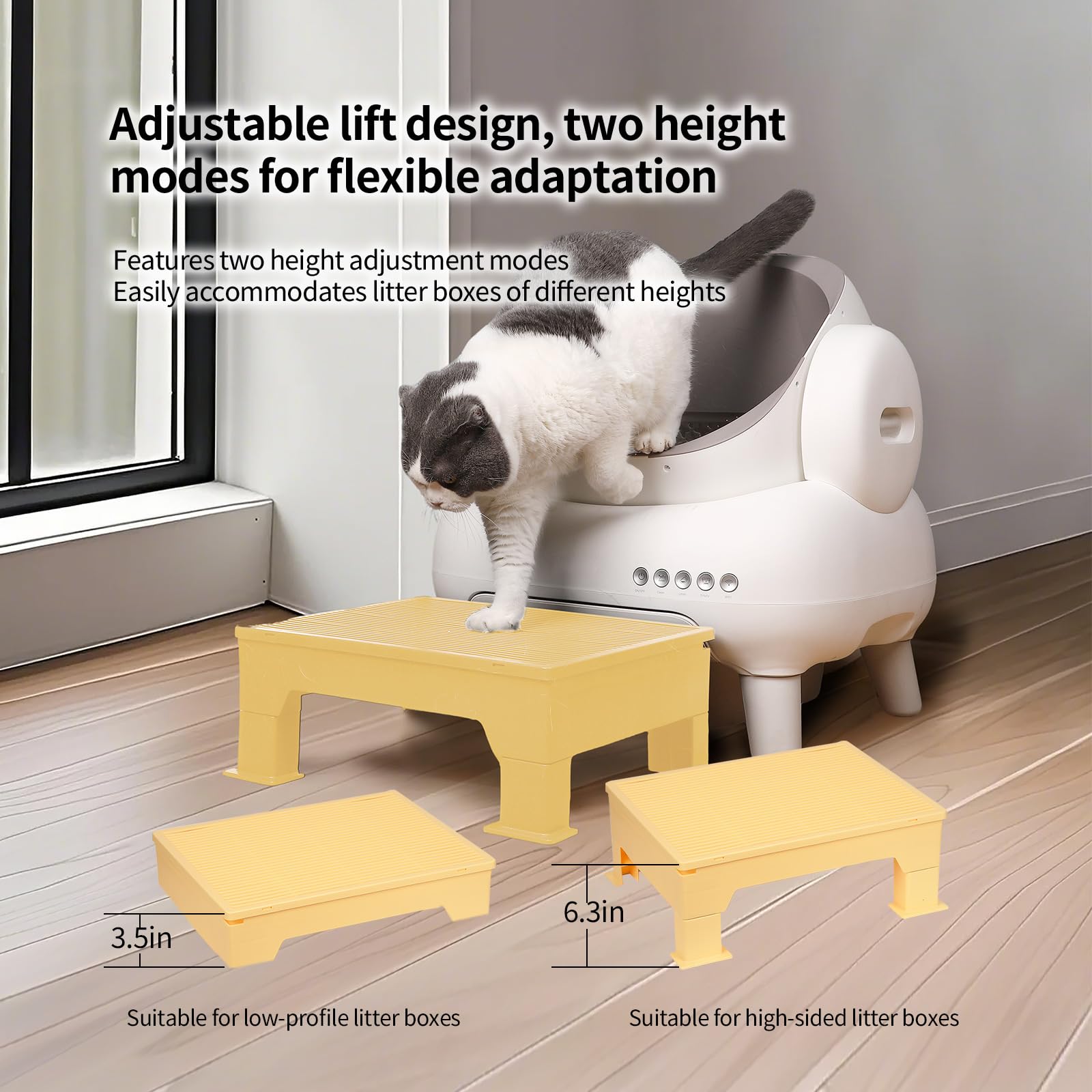 PAKEWAY cat ramp grid design demonstrates effective litter control