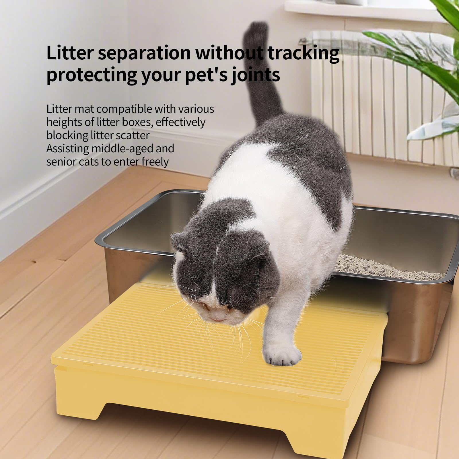 PAKEWAY cat ramp side view highlights compact footprint
