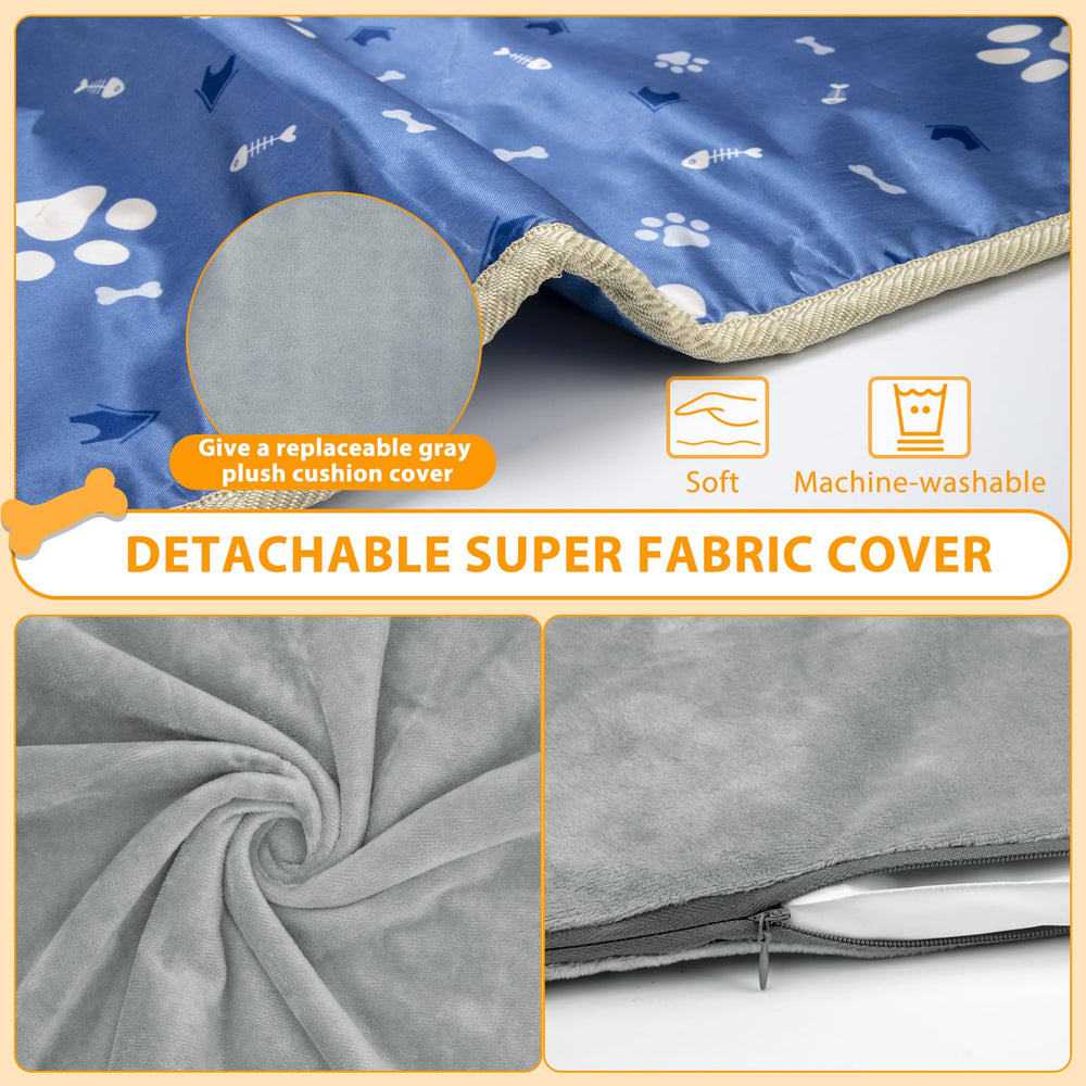 Pakimi cat heating pad outdoor double-layer coils deliver even warmth.