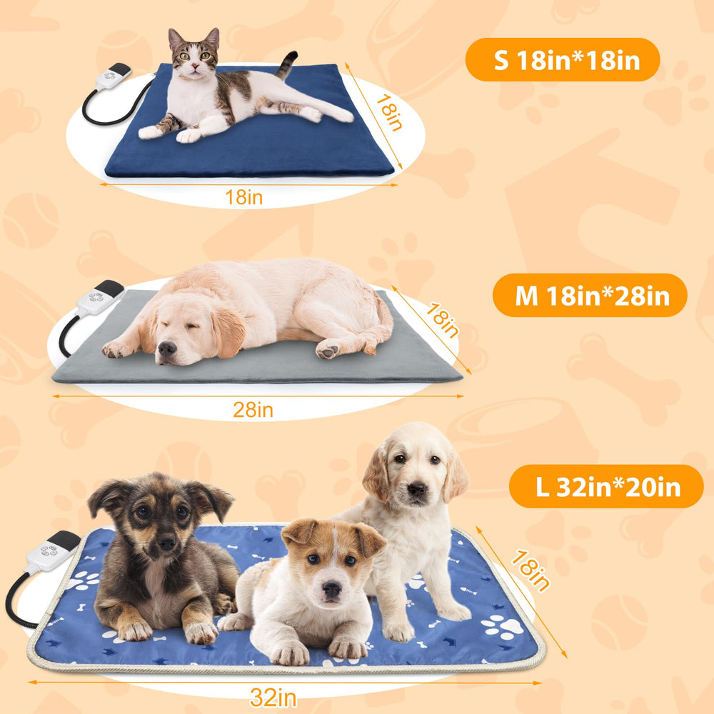 Pakimi dog heating pad spiral warming wire delivers even warmth.