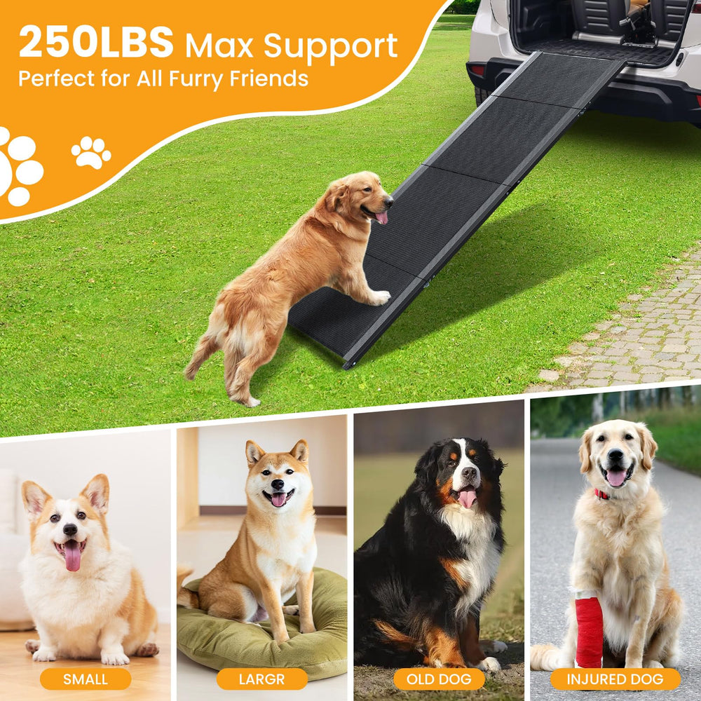 PALATALA lightweight ramp weighs 19 lbs with carry handle