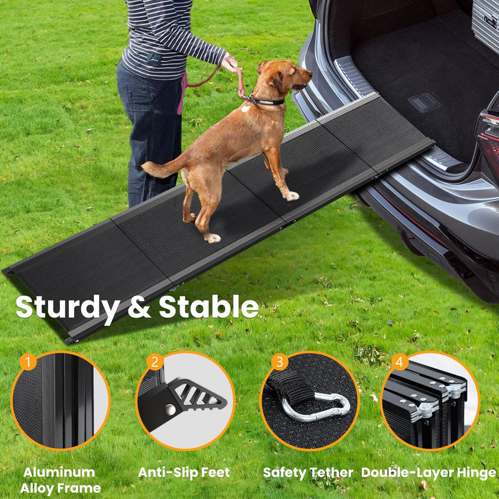 PALATALA lightweight ramp weighs 17.9 pounds for easy carrying