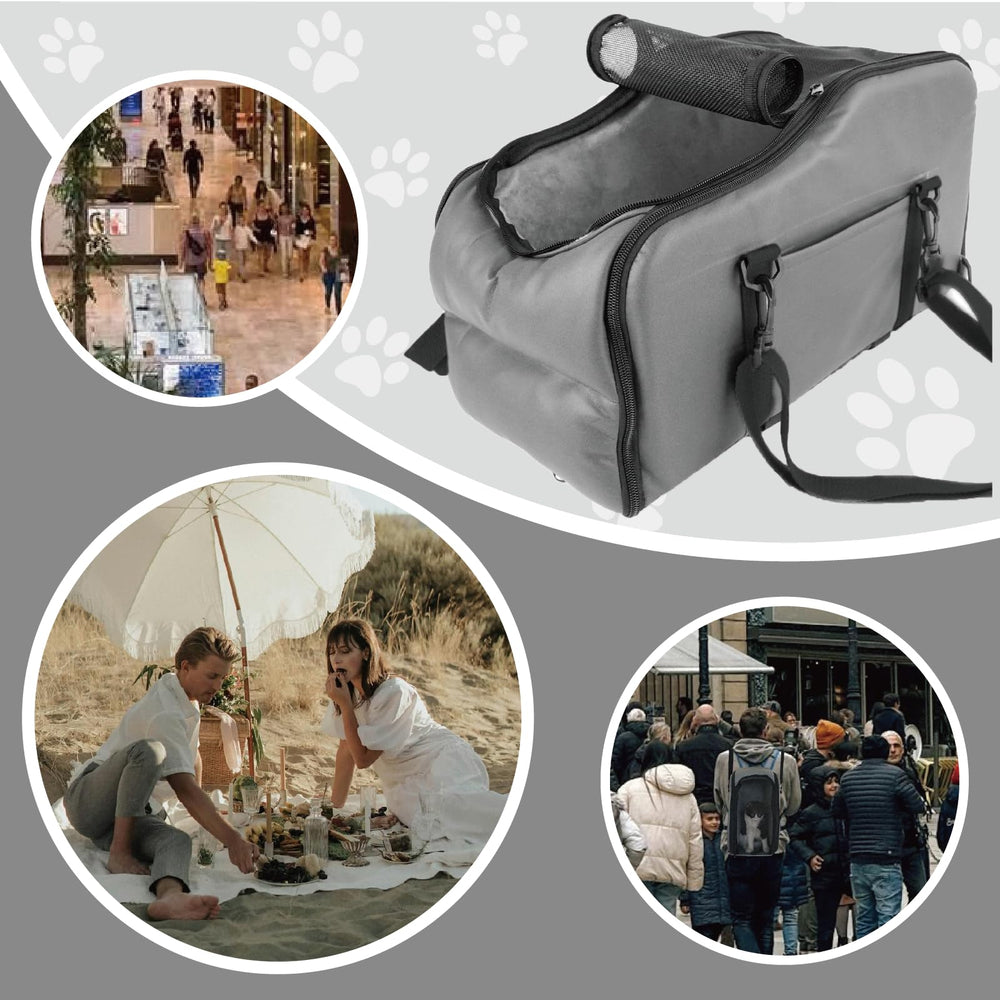 Palsway cat car seat portable design for travel with pets.