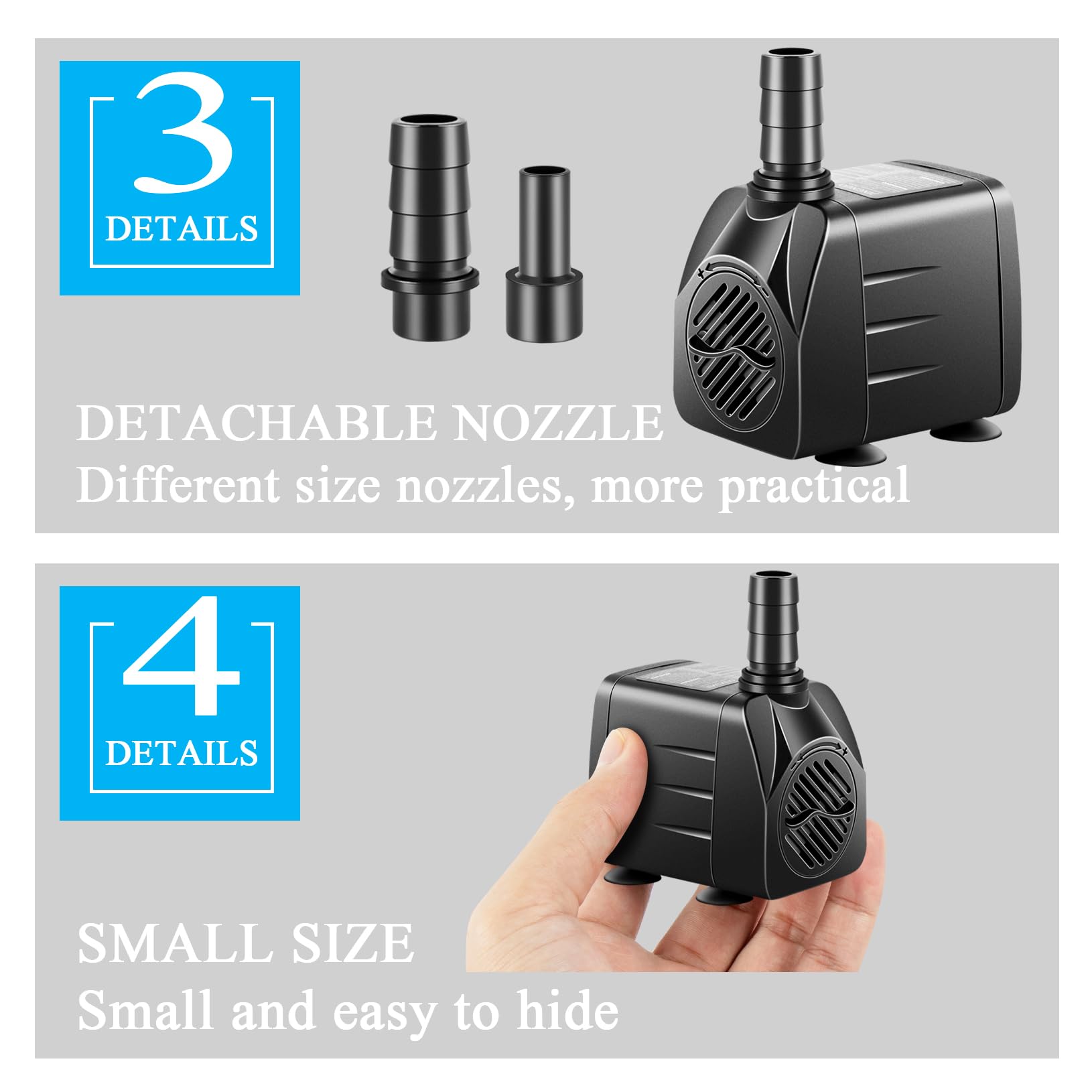 pamaner submersible pump easy to install and clean
