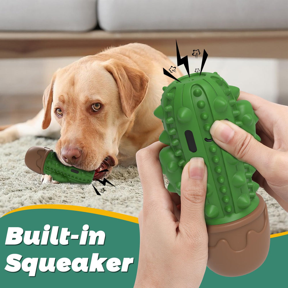 Pamlulu dental-bristle toy cleans teeth as dogs chew along with grooves