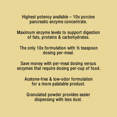 Pan-tenex dose spoon meal illustrates per-meal dosing to reduce waste.