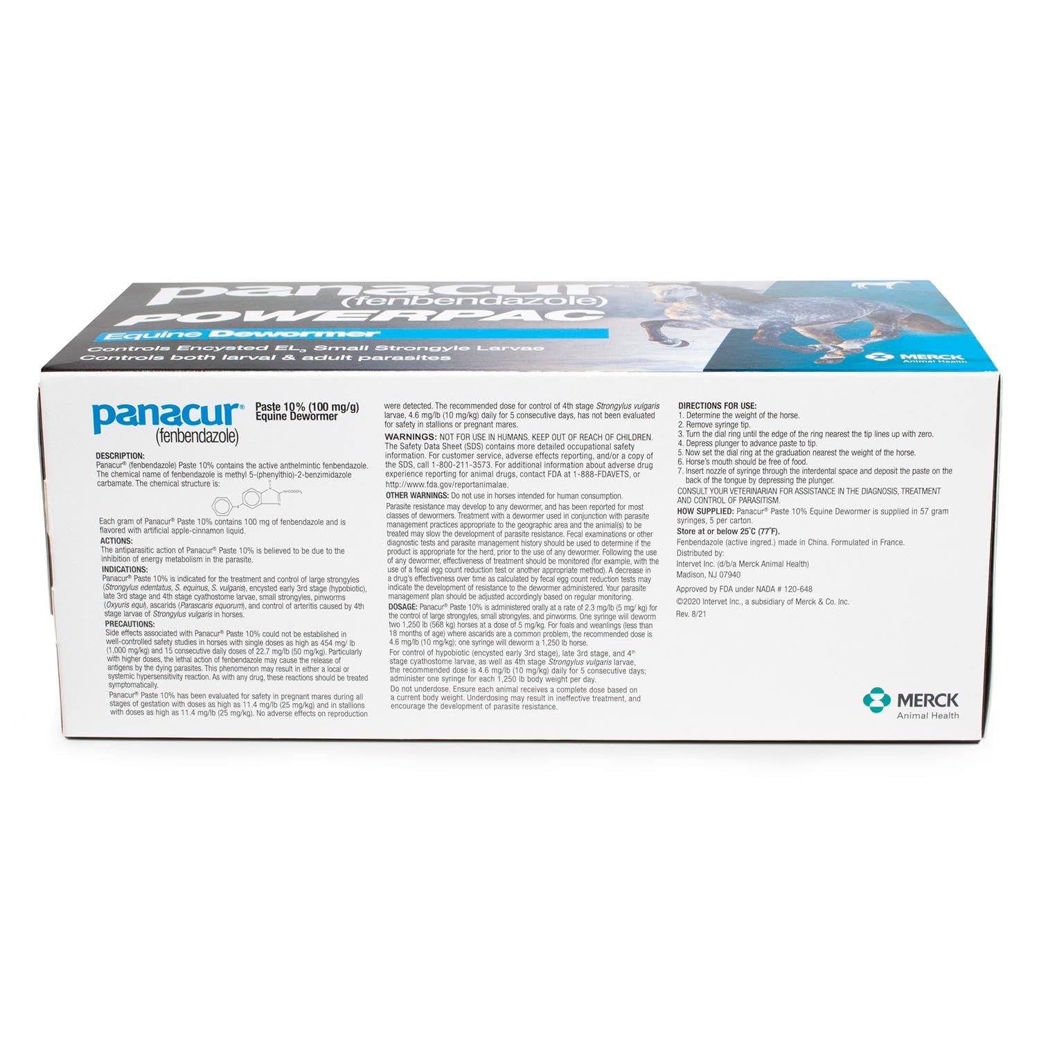 Powerpac paste appears in a horse care scene highlighting parasite control.