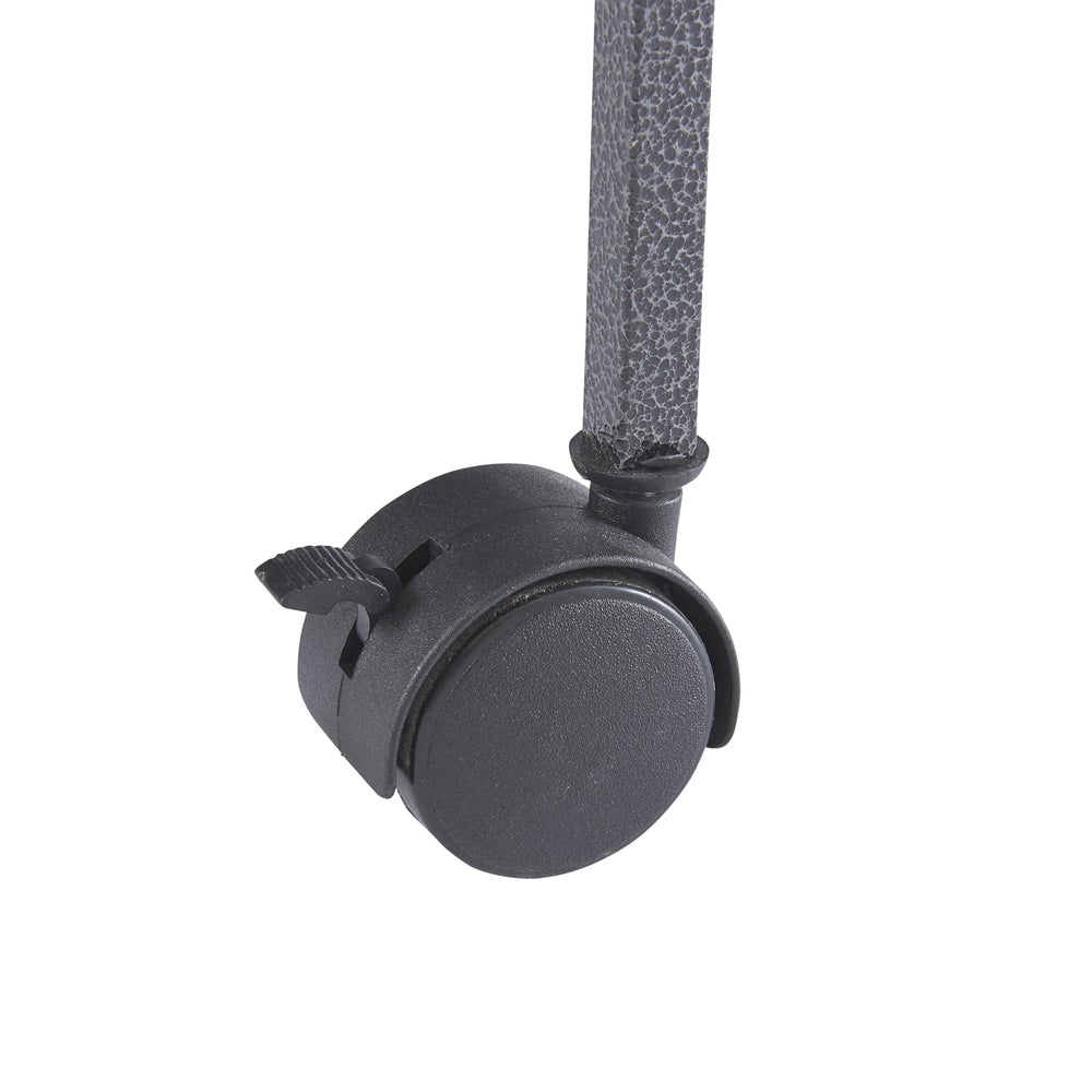 Panana bird cage with 360-degree casters for smooth movement across rooms.