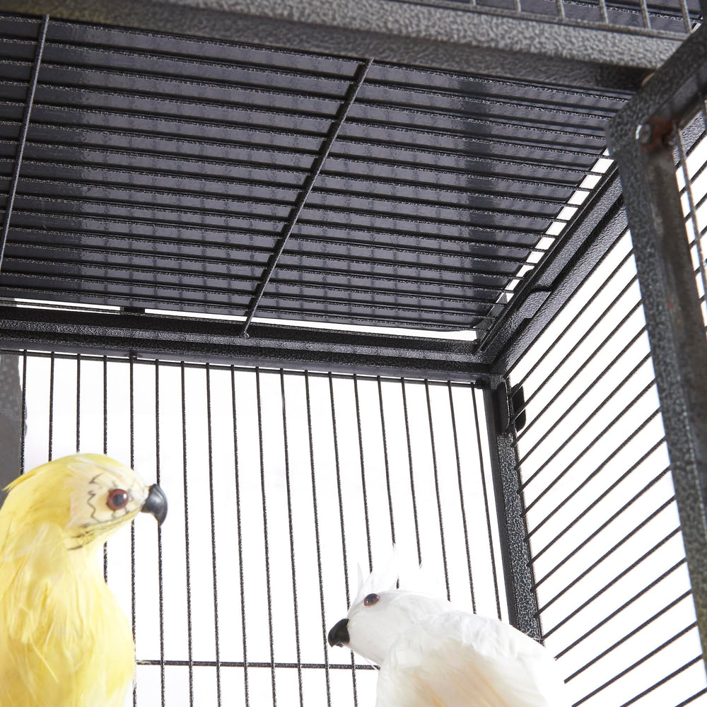 Panana bird cage close-up on 1cm bar spacing suitable for small to medium birds.