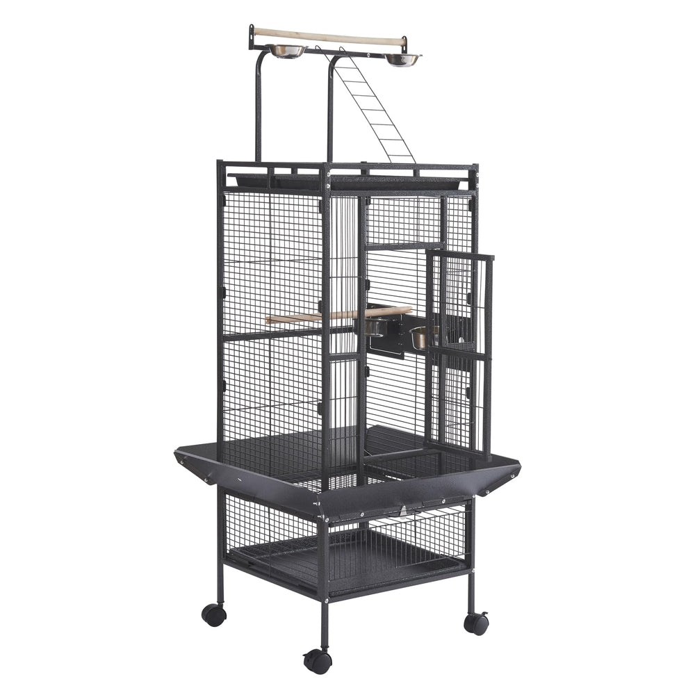 Panana cage open door setup showing easy access during daily use.