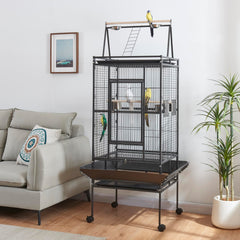 Panana bird cage with waterproof finish for durability and easy cleaning