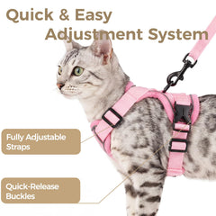 pangdi cat harness xl reflective strip enhances nighttime visibility and safety