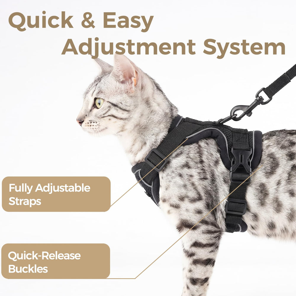 pangdi soft mesh harness close-up highlights breathable material for skin comfort.