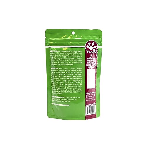 Pangea Fruit Mix Watermelon Diet feeding scene promotes enthusiastic feeding with real-fruit ingredients.