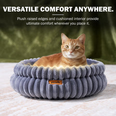 PANORIC Cat Desk Bed adjustable height enables optimal elevated naps.