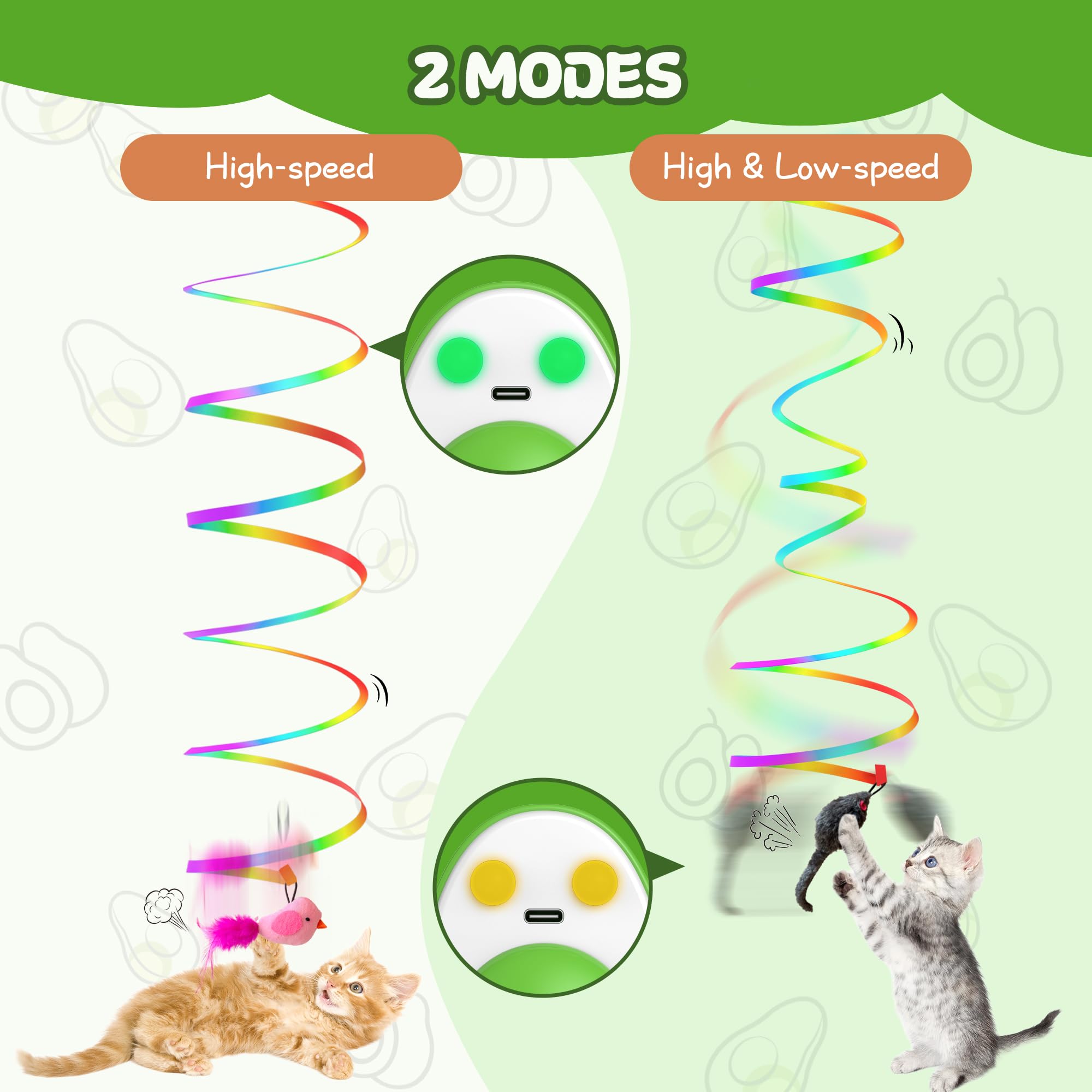 PANRIO Automatic Hanging Door Cat Toy mouse in hunt mode invites active play and focus.