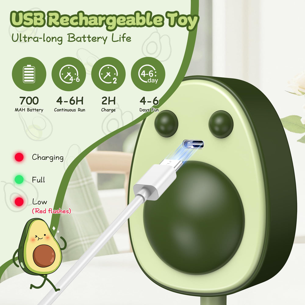 PANRIO avocado shaped toy adds cute novelty to playtime.