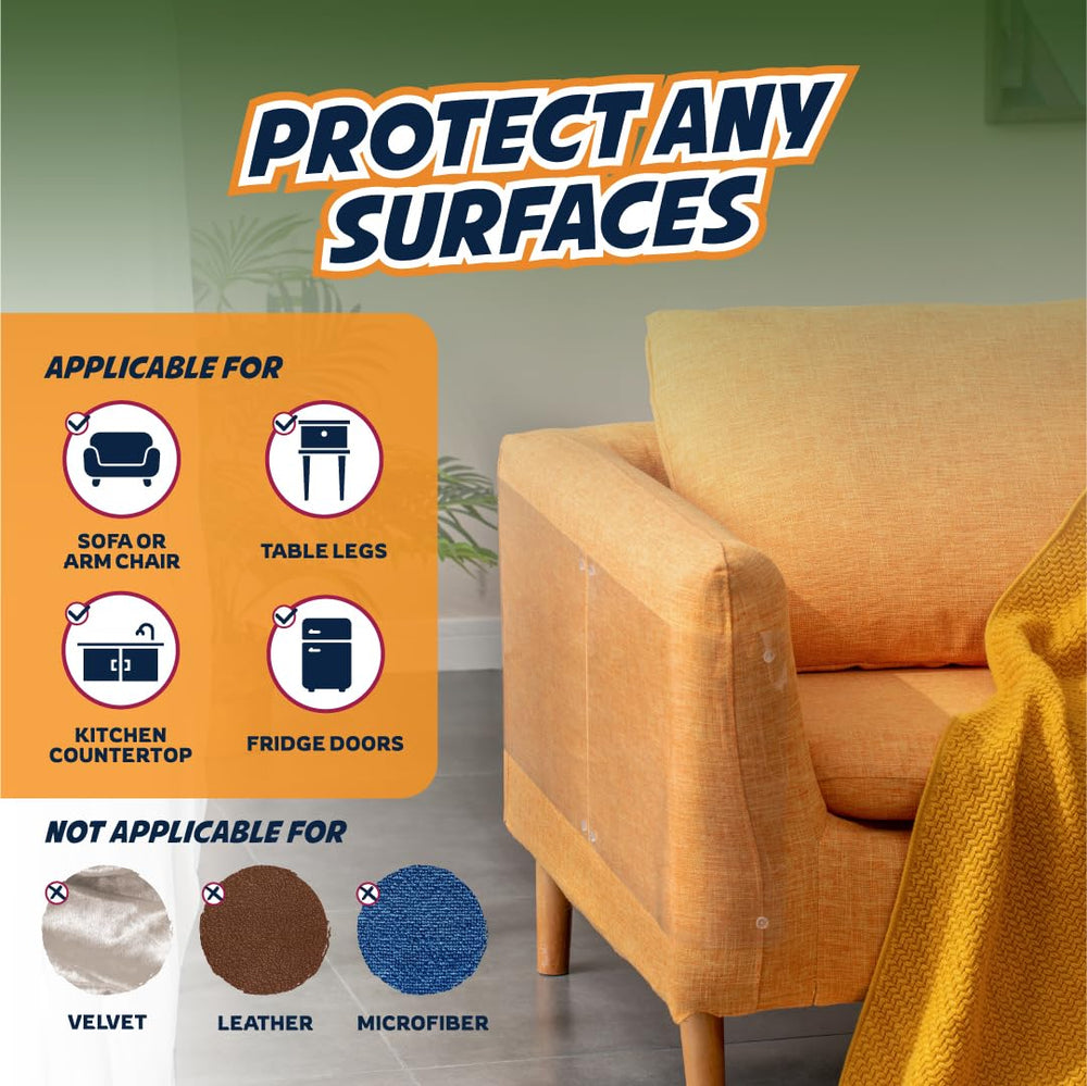 Panther Armor sheets cut to fit corners for complete coverage.