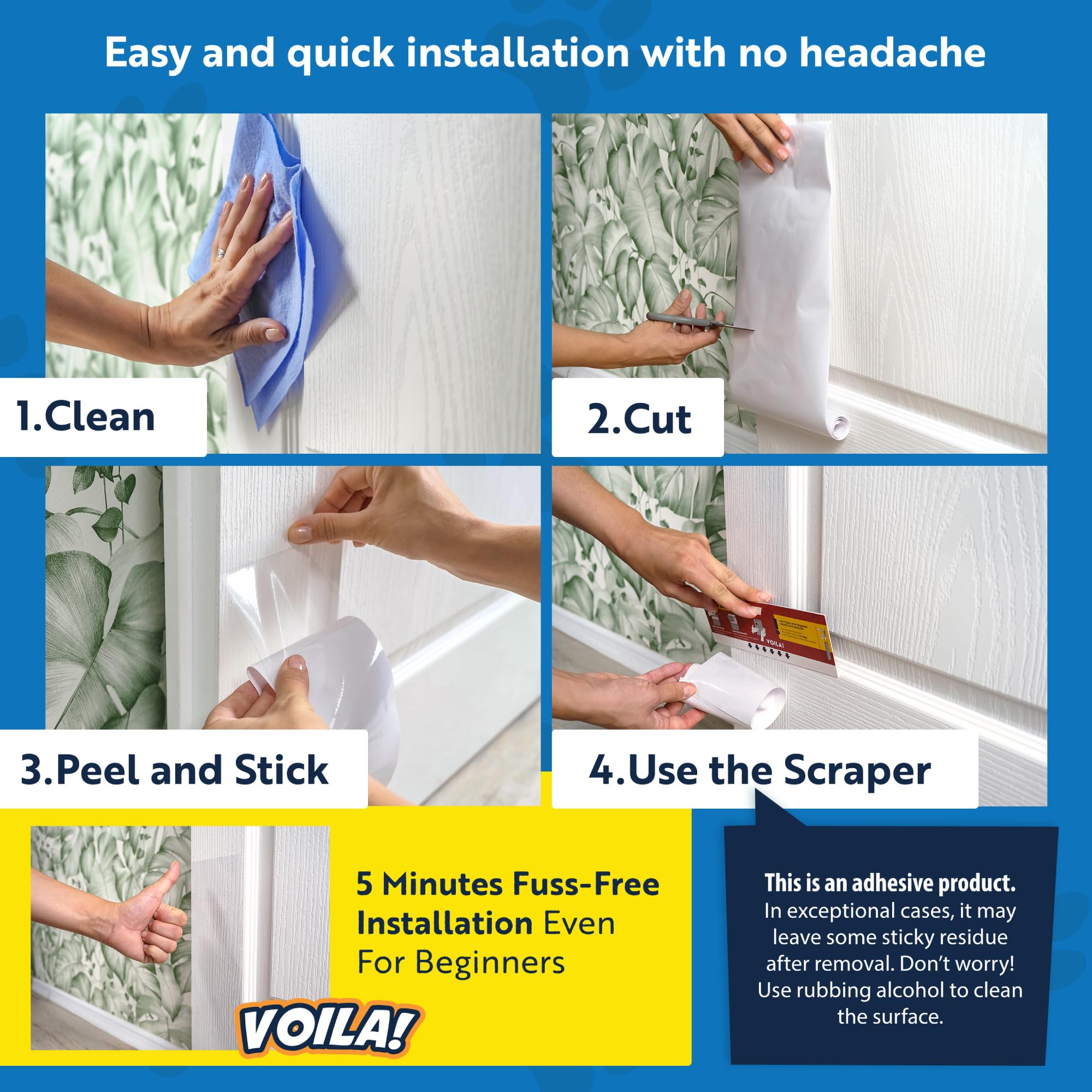 Panther Armor easy application on doors and frames
