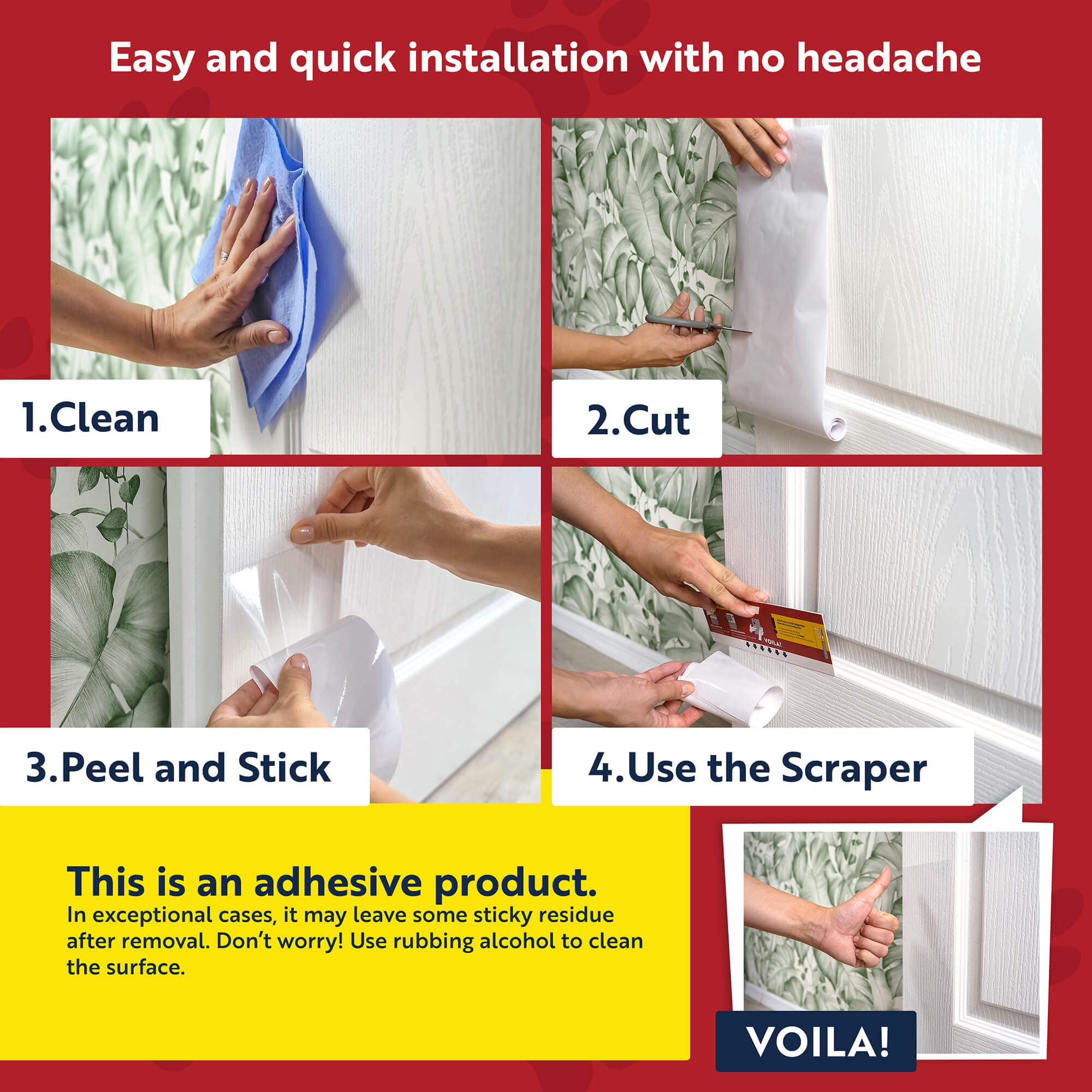 Panther Armor easy-application demonstrates effortless installation for pet-friendly homes