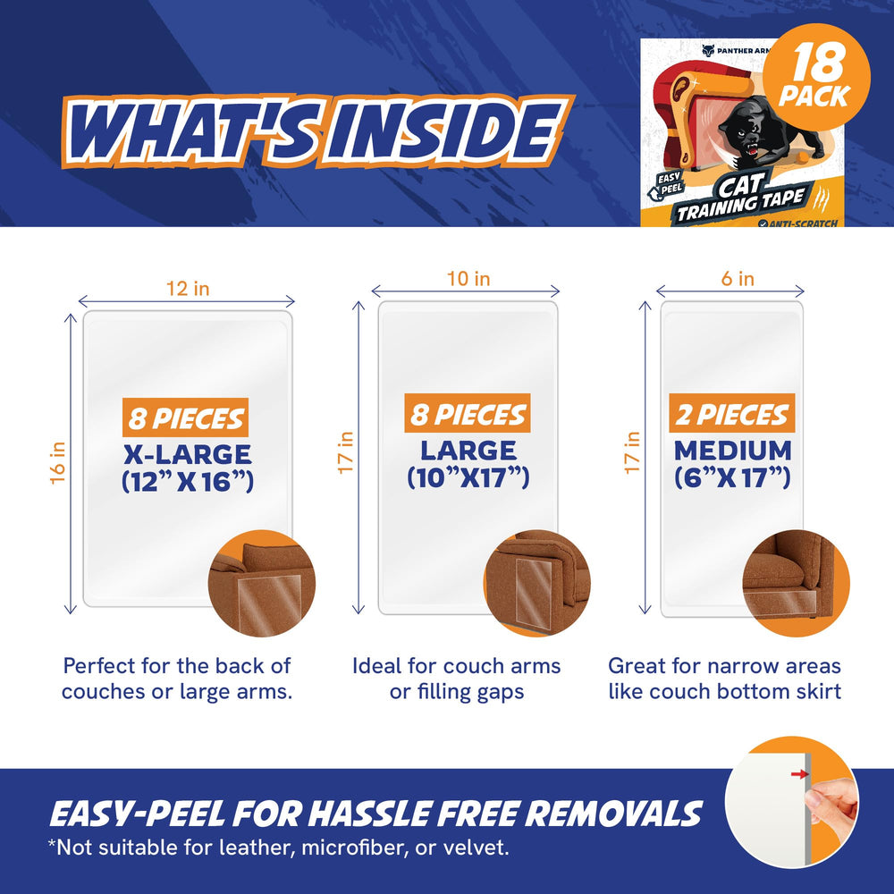 Panther Armor peel-tab application demo for quick setup and residue-free removal.