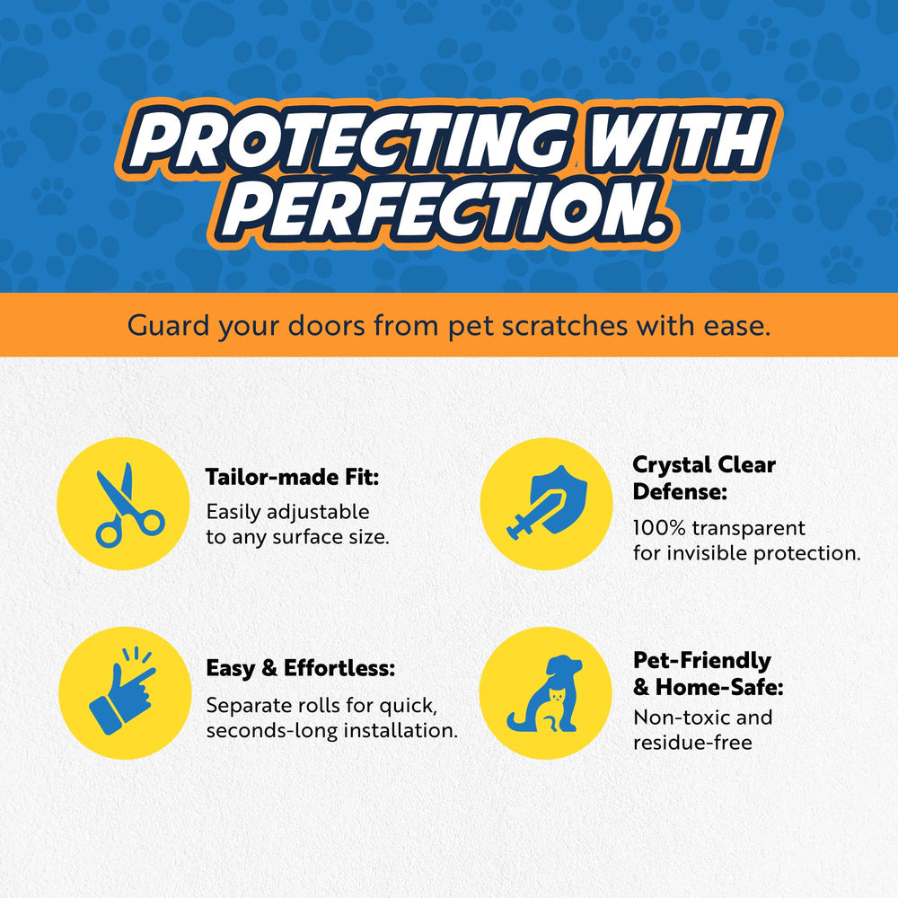 Panther Armor protects doors and frames from scratches