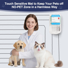 Cat avoiding PAPARELA Scat Pet Shock Mat as a boundary cue