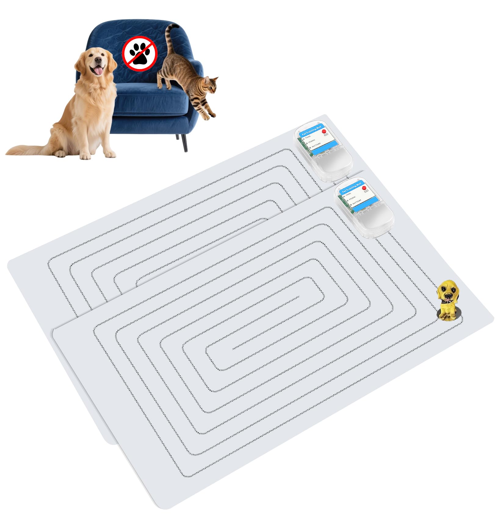 PAPARELA Scat Shock Mat two-piece setup for indoor counter training