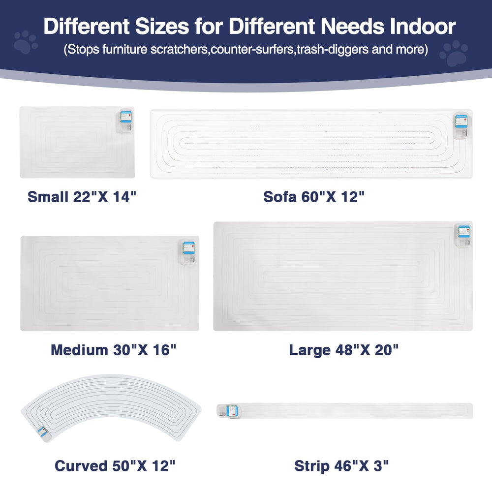 PAPARELA Scat Shock Mat two-piece design for versatile indoor coverage.