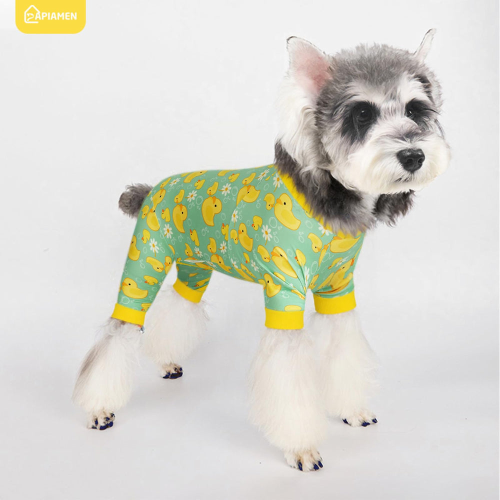 PAPIAMEN Velvet dog pj fabric highlighting warmth and durability