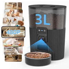 PAPIFEED automatic cat feeder camera view lets you monitor meals from anywhere